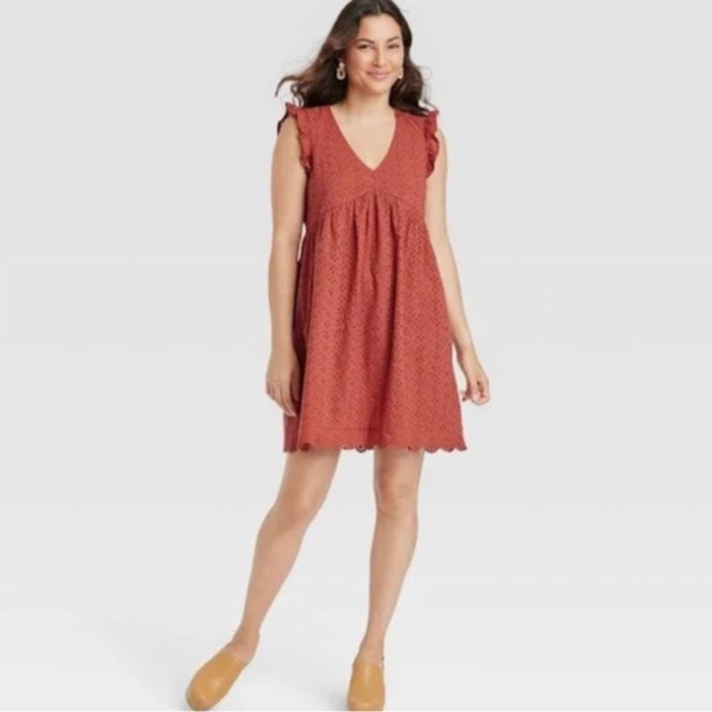 NWOT Target Red Knox Rose Dress Size Small